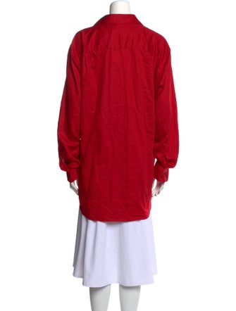 Geoffrey Beene Long Sleeve Button-Up Top