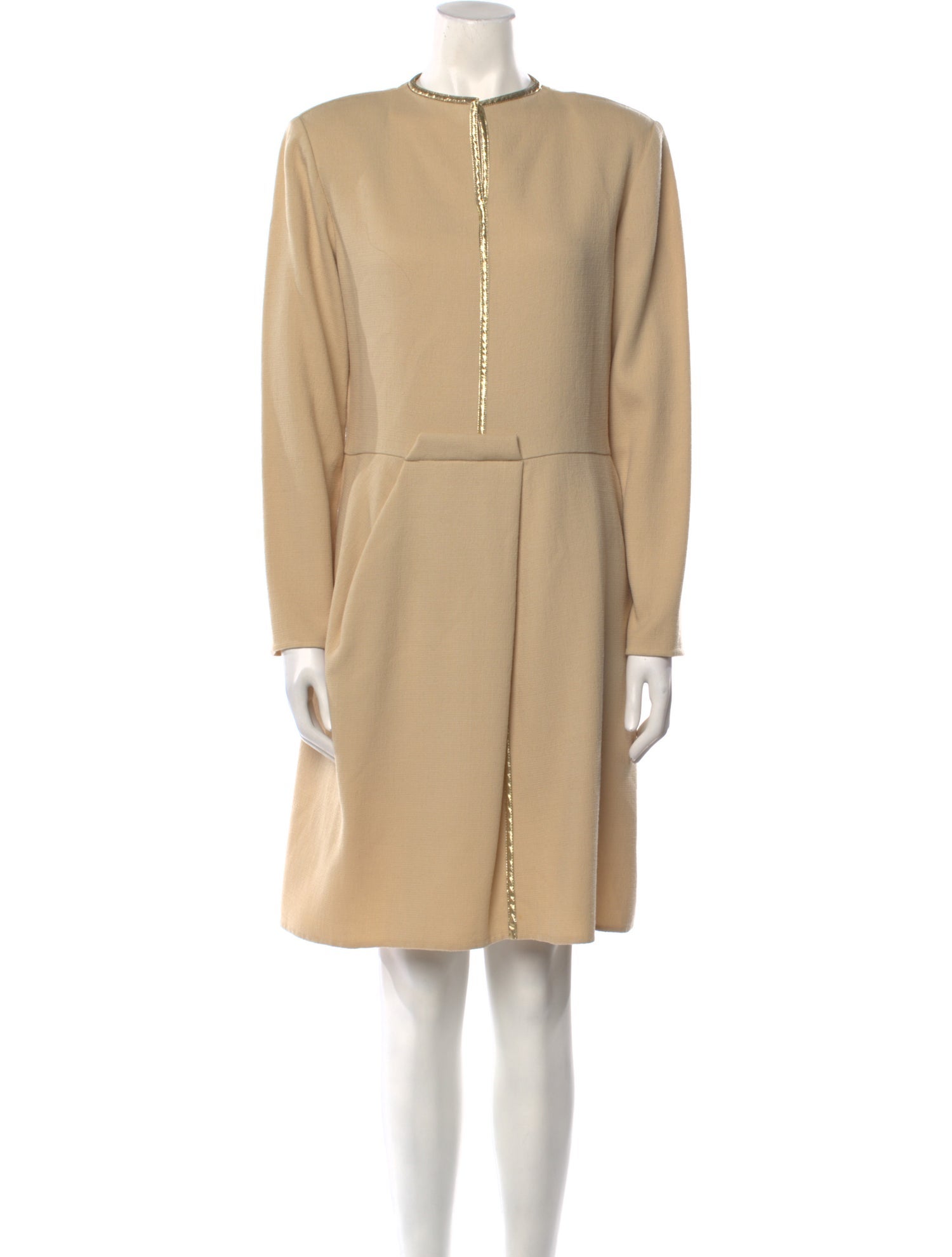 Geoffrey Beene Wool Knee-Length Dress