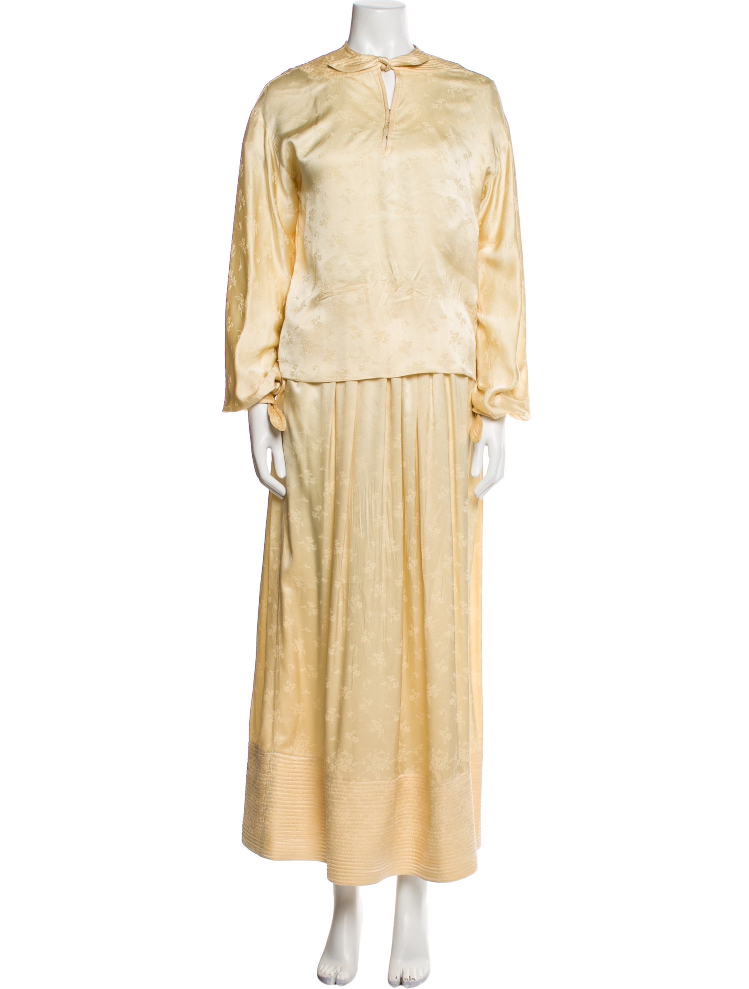 Geoffrey Beene Vintage 1980's Skirt Set