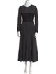 Geoffrey Beene Crew Neck Long Dress