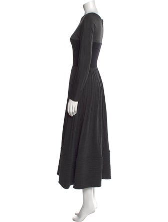 Geoffrey Beene Crew Neck Long Dress