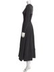 Geoffrey Beene Crew Neck Long Dress