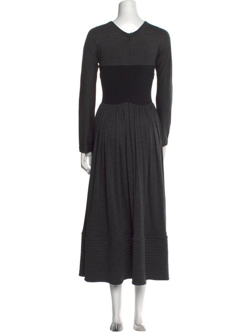 Geoffrey Beene Crew Neck Long Dress