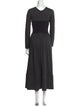 Geoffrey Beene Crew Neck Long Dress