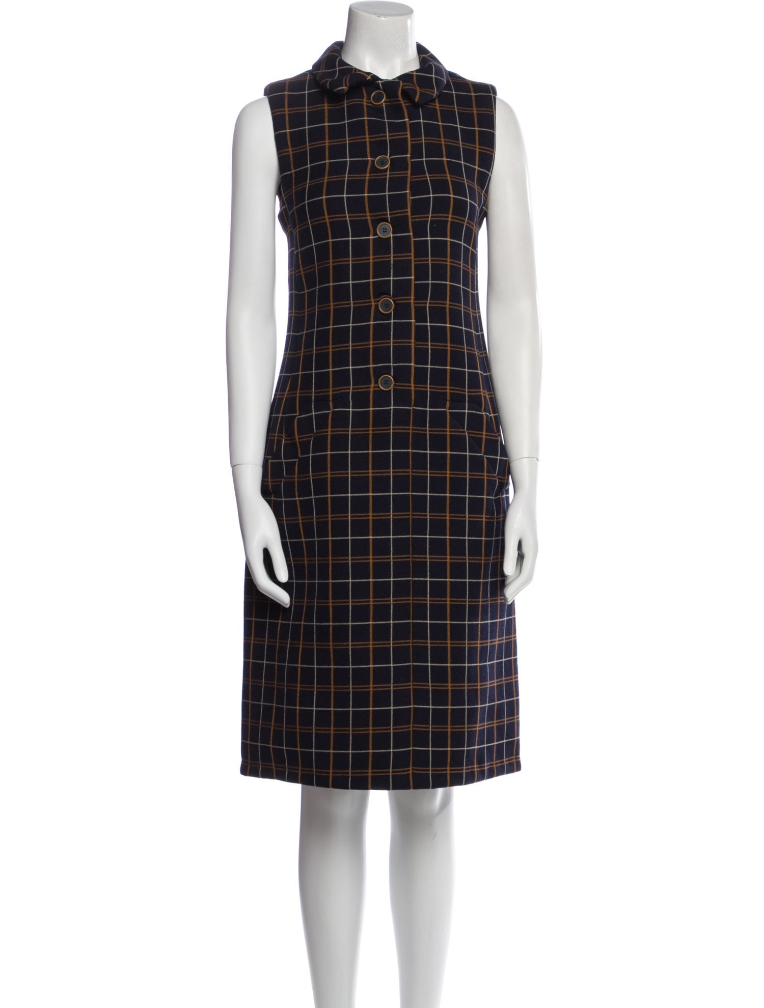 Geoffrey Beene Vintage Midi Length Dress