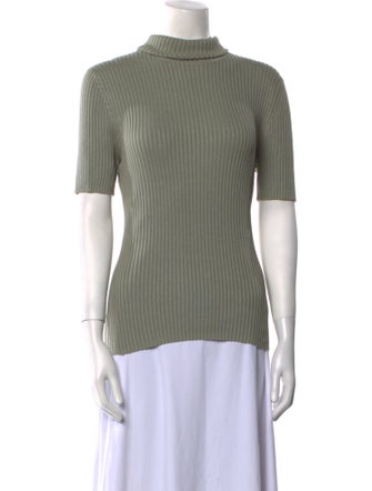 Geoffrey Beene Silk Turtleneck Top