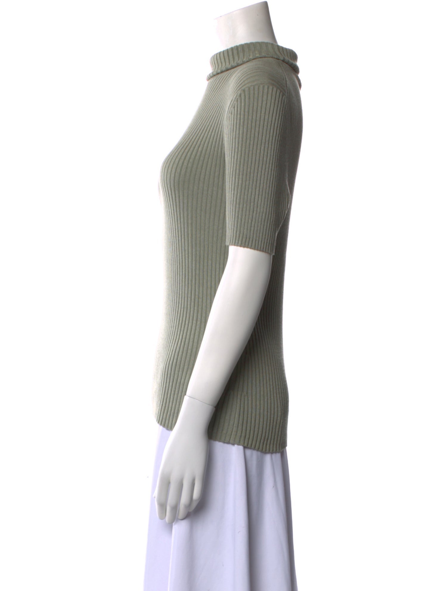 Geoffrey Beene Silk Turtleneck Top