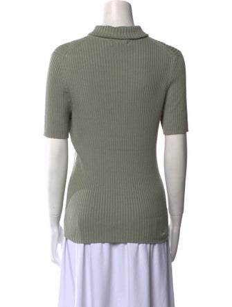 Geoffrey Beene Silk Turtleneck Top