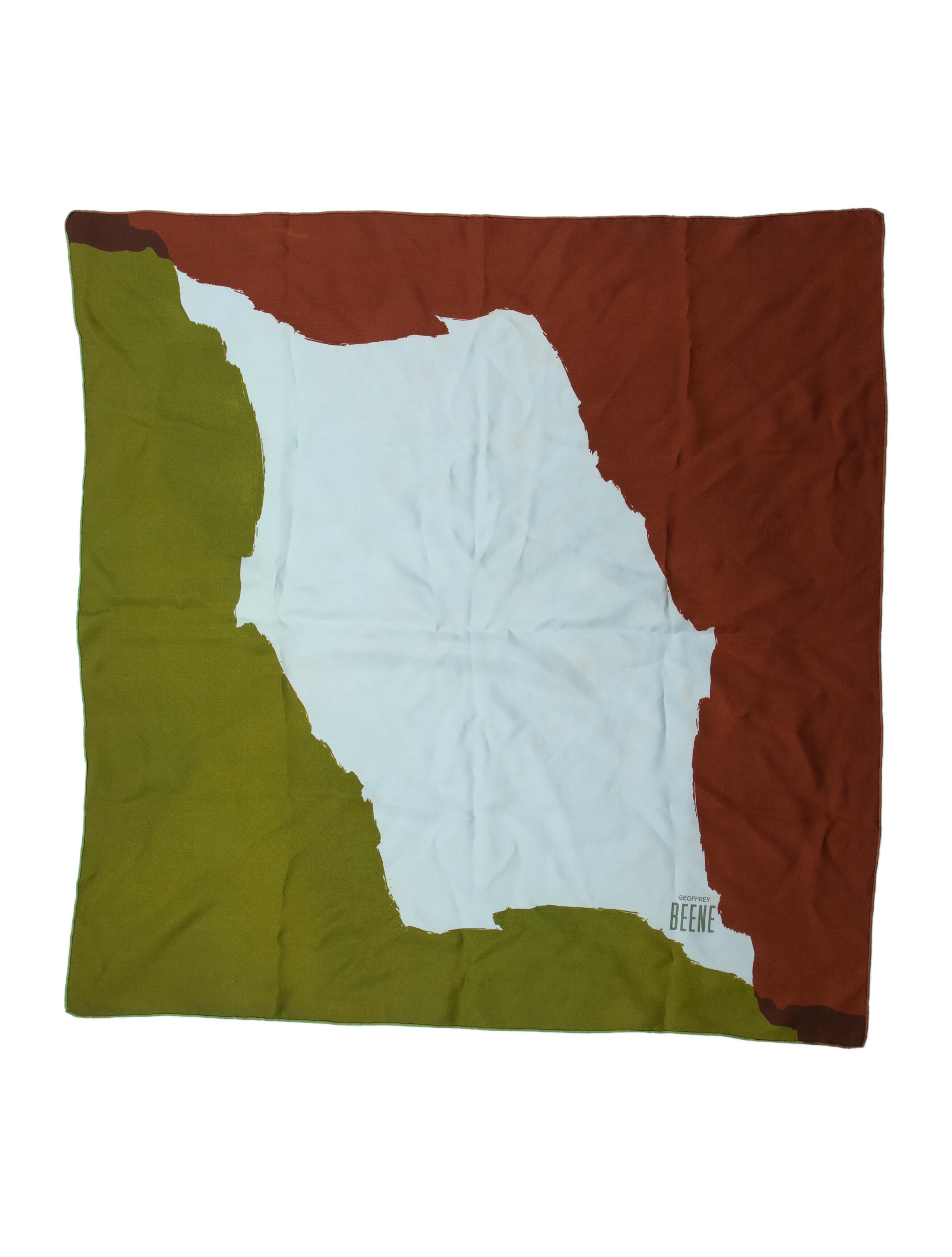 Geoffrey Beene Silk Printed Scarf