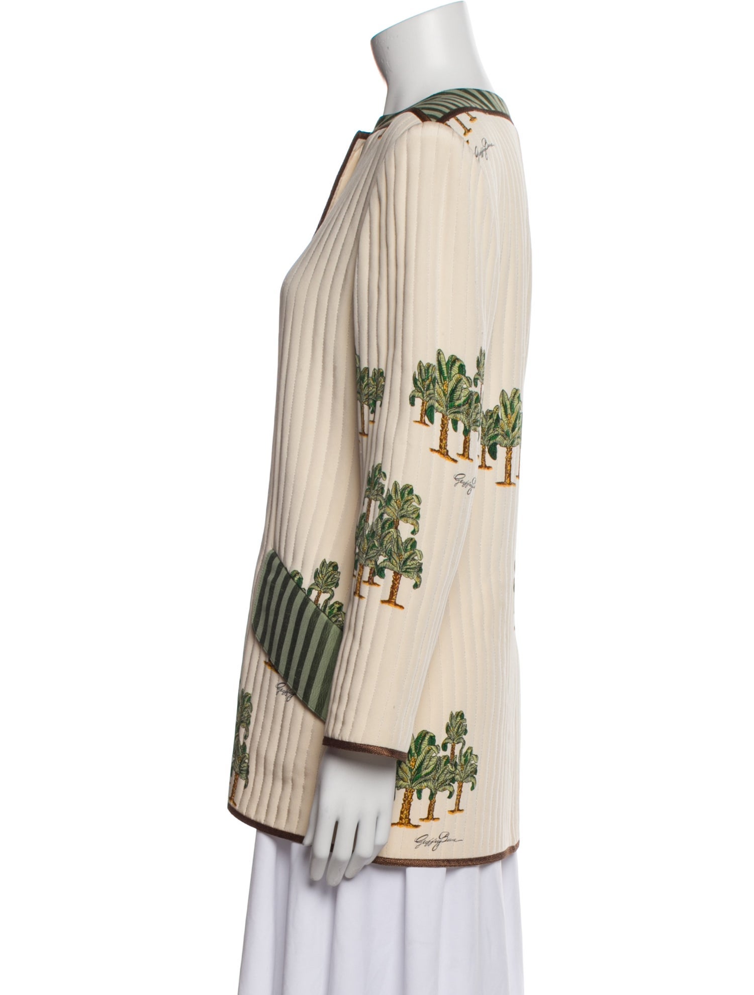 Geoffrey Beene Printed Evening Jacket