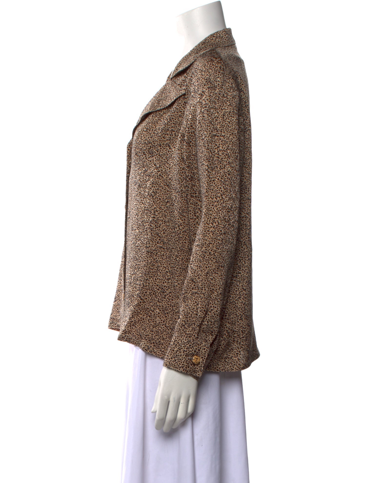 Geoffrey Beene Vintage 1990's Button-Up Top