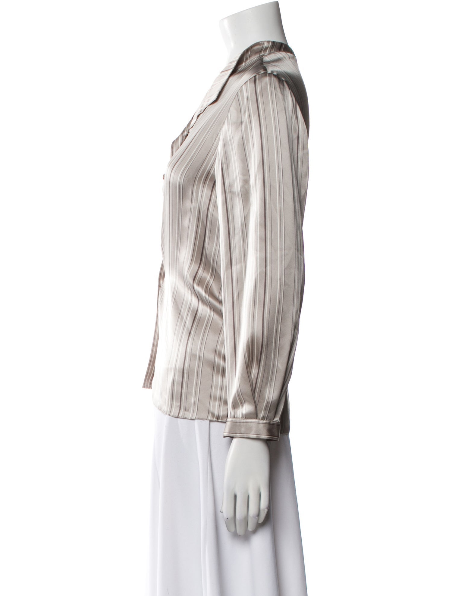 Geoffrey Beene Vintage Late 1980's - Early 1990's Button-Up Top