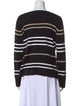 Geoffrey Beene Striped V-Neck Sweatshirt