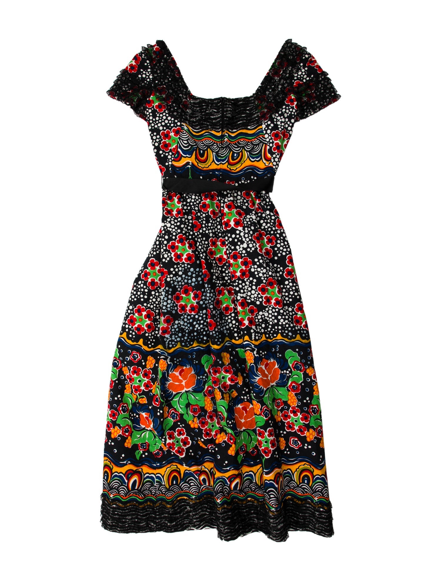 Geoffrey Beene Printed Long Dress