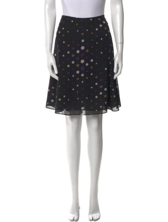 Geoffrey Beene Polka Dot Print Knee-Length Skirt