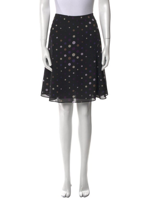 Geoffrey Beene Polka Dot Print Knee-Length Skirt