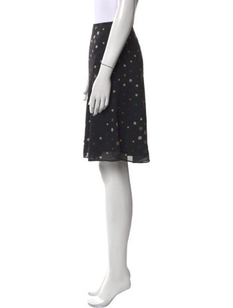 Geoffrey Beene Polka Dot Print Knee-Length Skirt