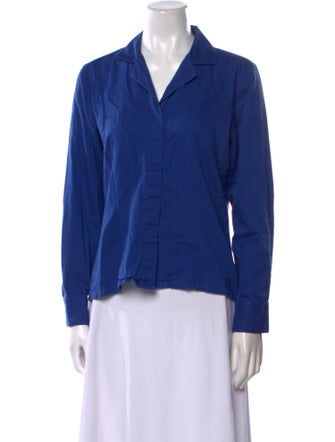 Geoffrey Beene V-Neck Long Sleeve Blouse