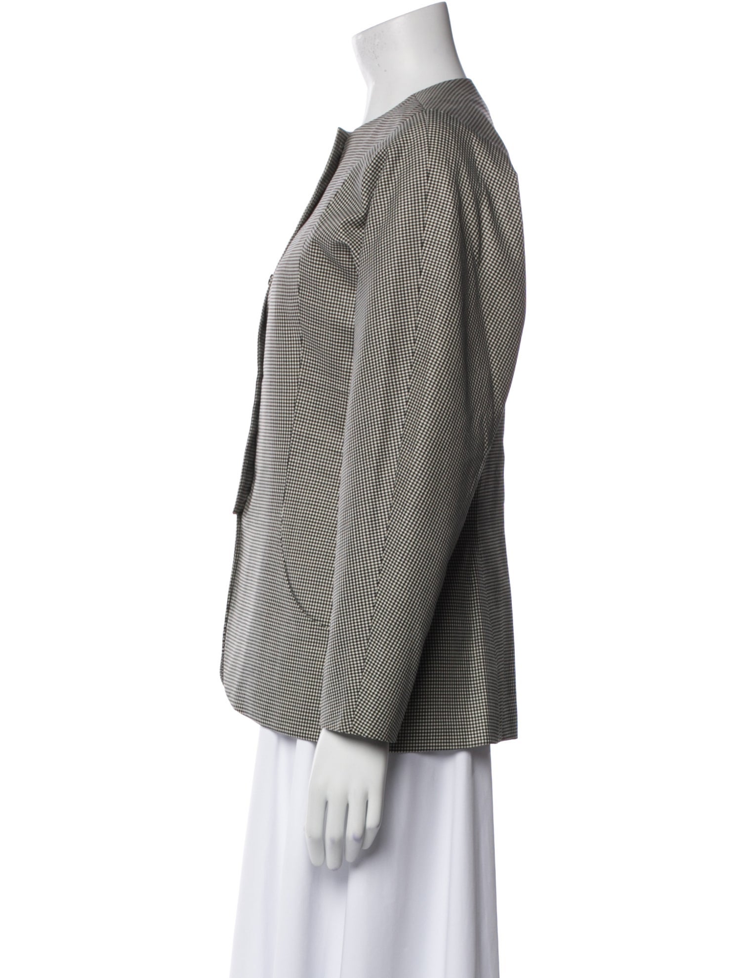 Geoffrey Beene Houndstooth Print Blazer