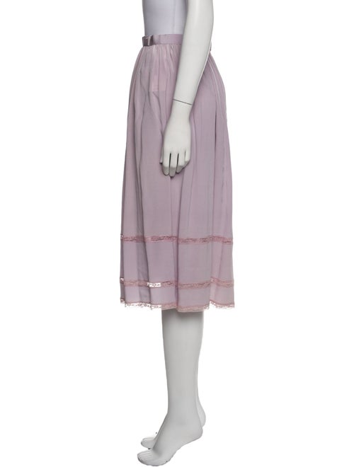 Geoffrey Beene Mesh Accents Knee-Length Skirt