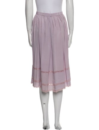 Geoffrey Beene Mesh Accents Knee-Length Skirt