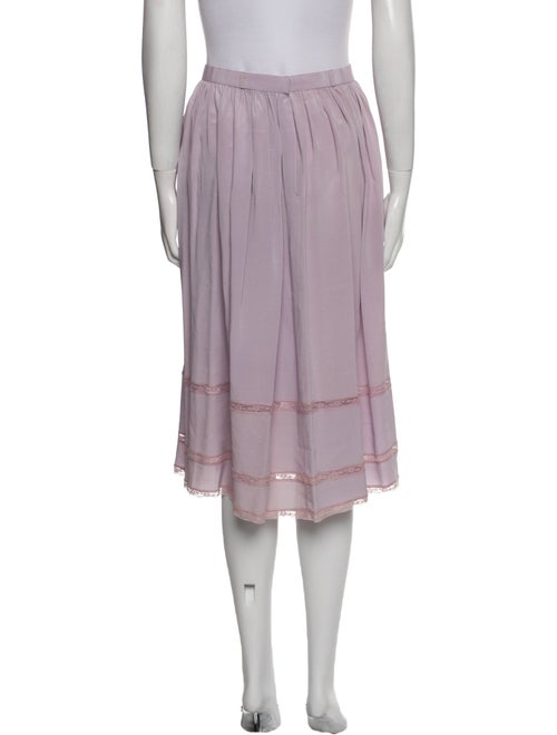 Geoffrey Beene Mesh Accents Knee-Length Skirt