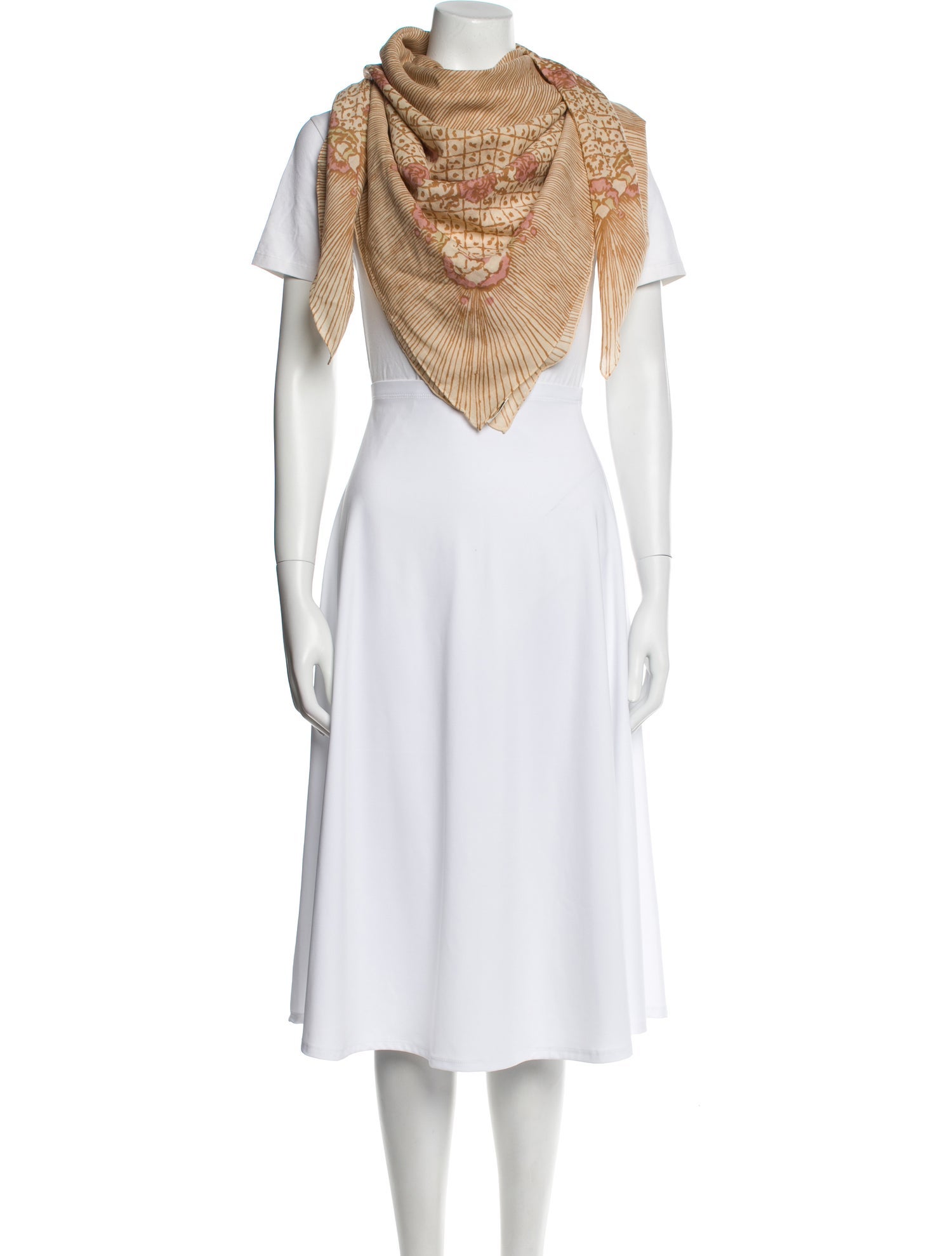 Geoffrey Beene Floral Print Scarf