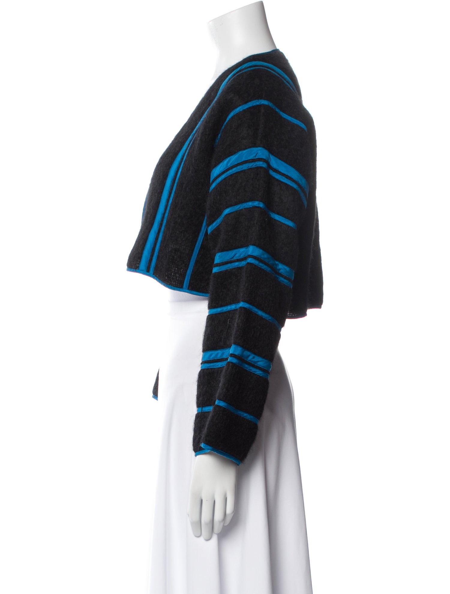 Geoffrey Beene Striped Bolero
