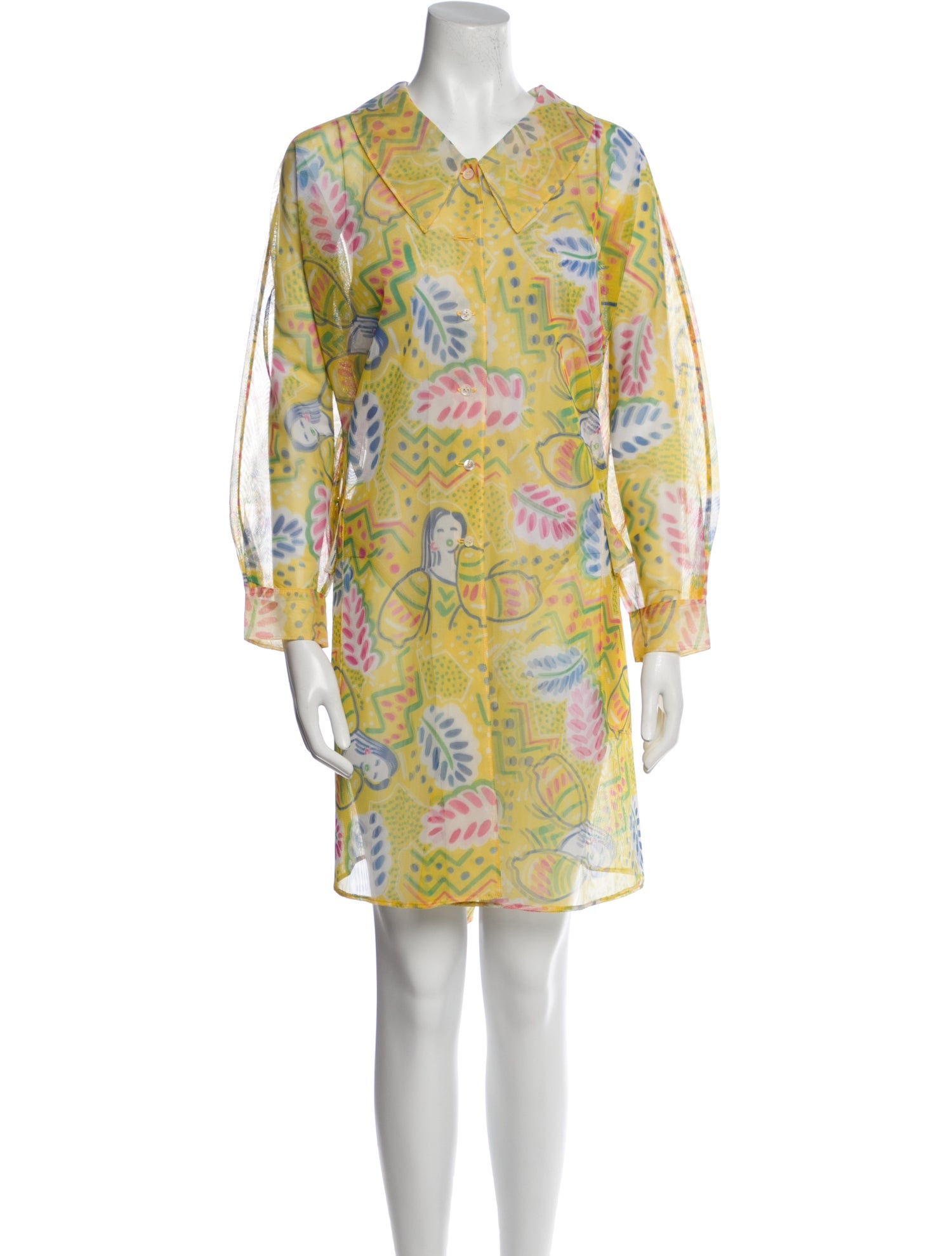 Geoffrey Beene Printed Mini Dress