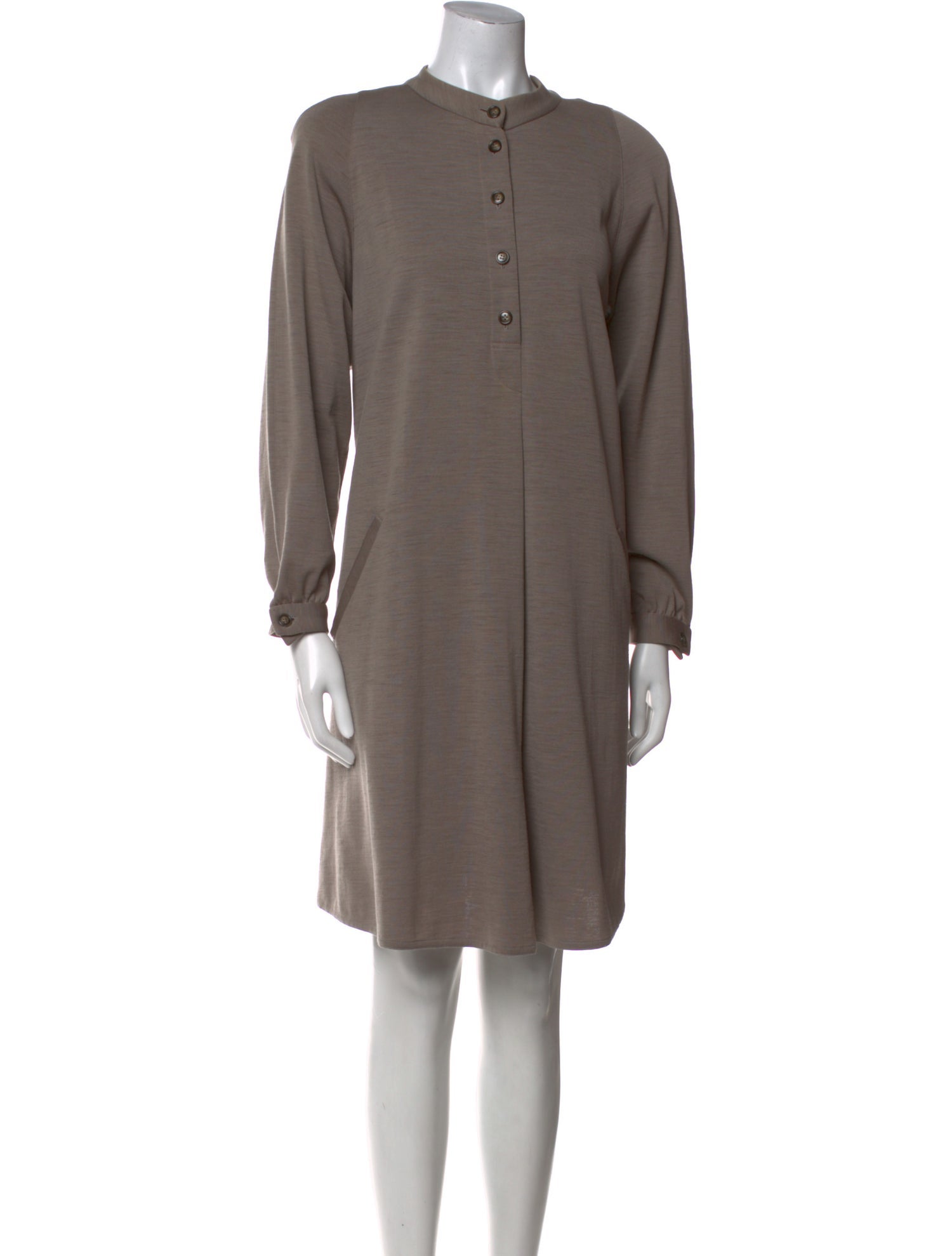 Geoffrey Beene Wool Knee-Length Dress