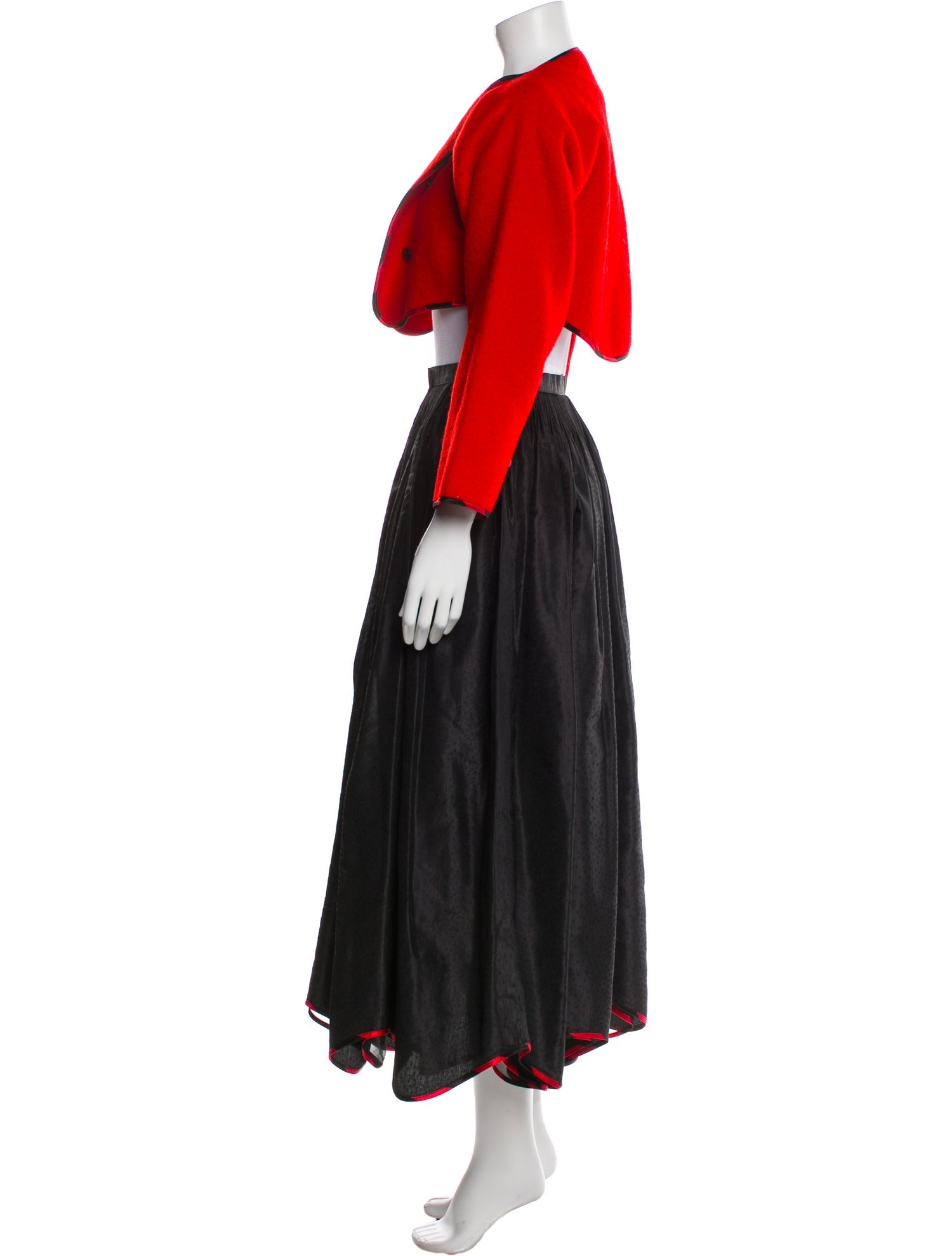 Geoffrey Beene Vintage 1970's Skirt Set