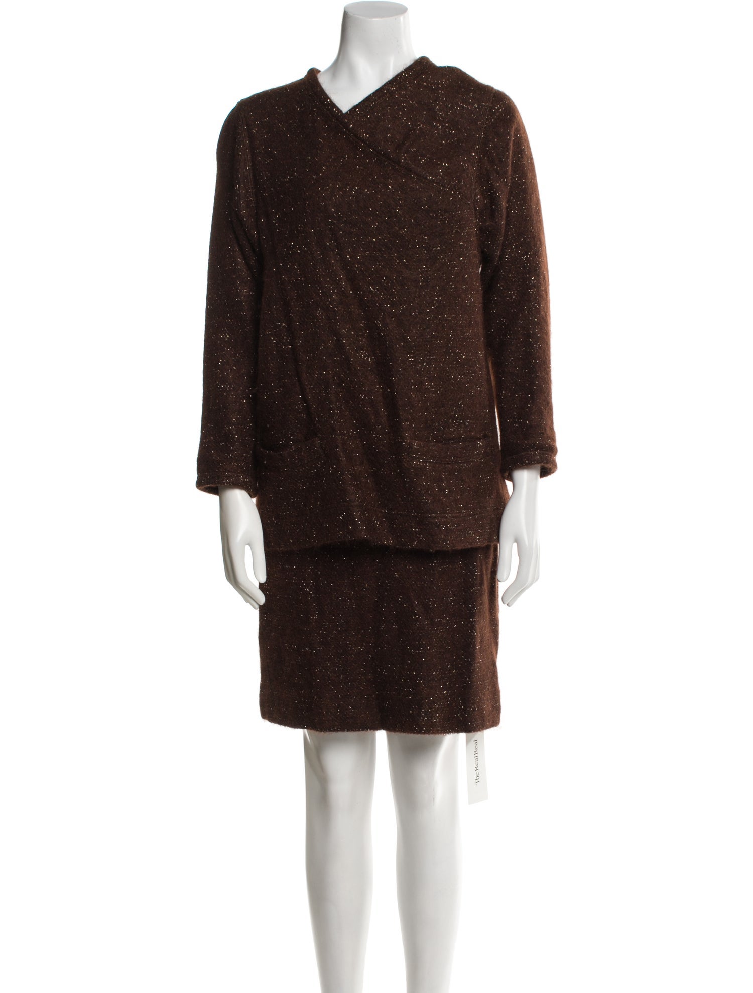 Geoffrey Beene Vintage 1970's Skirt Set