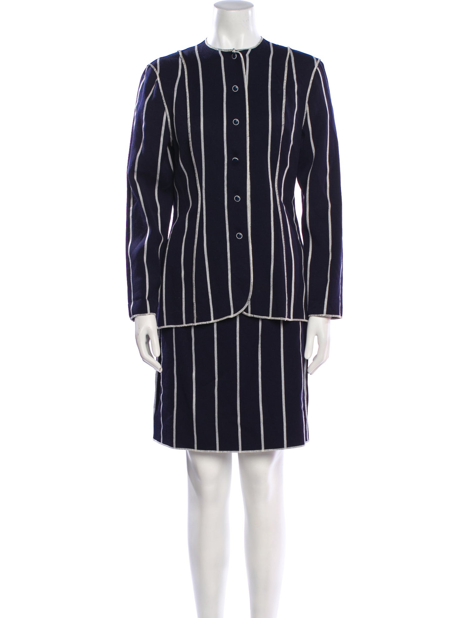 Geoffrey Beene Vintage 1980's Skirt Set