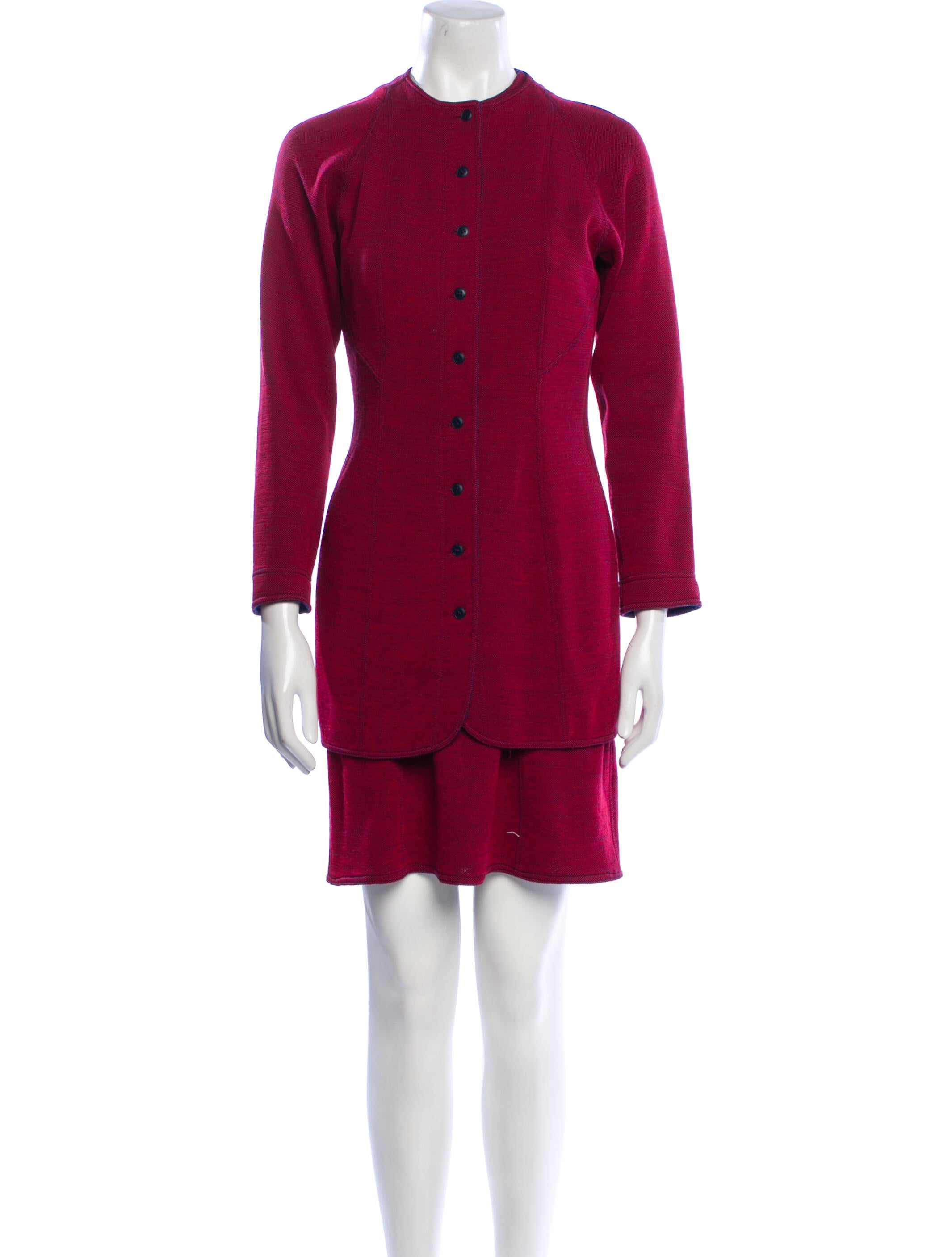 Geoffrey Beene Vintage 1980's Dress Set