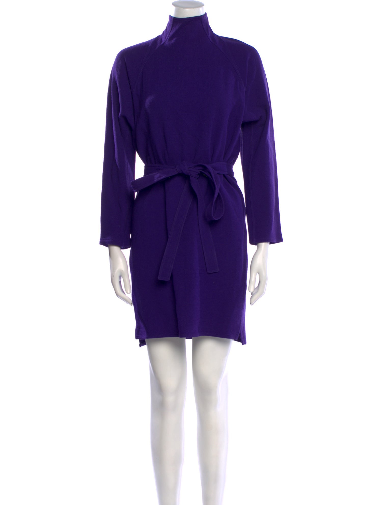 Geoffrey Beene Mock Neck Mini Dress