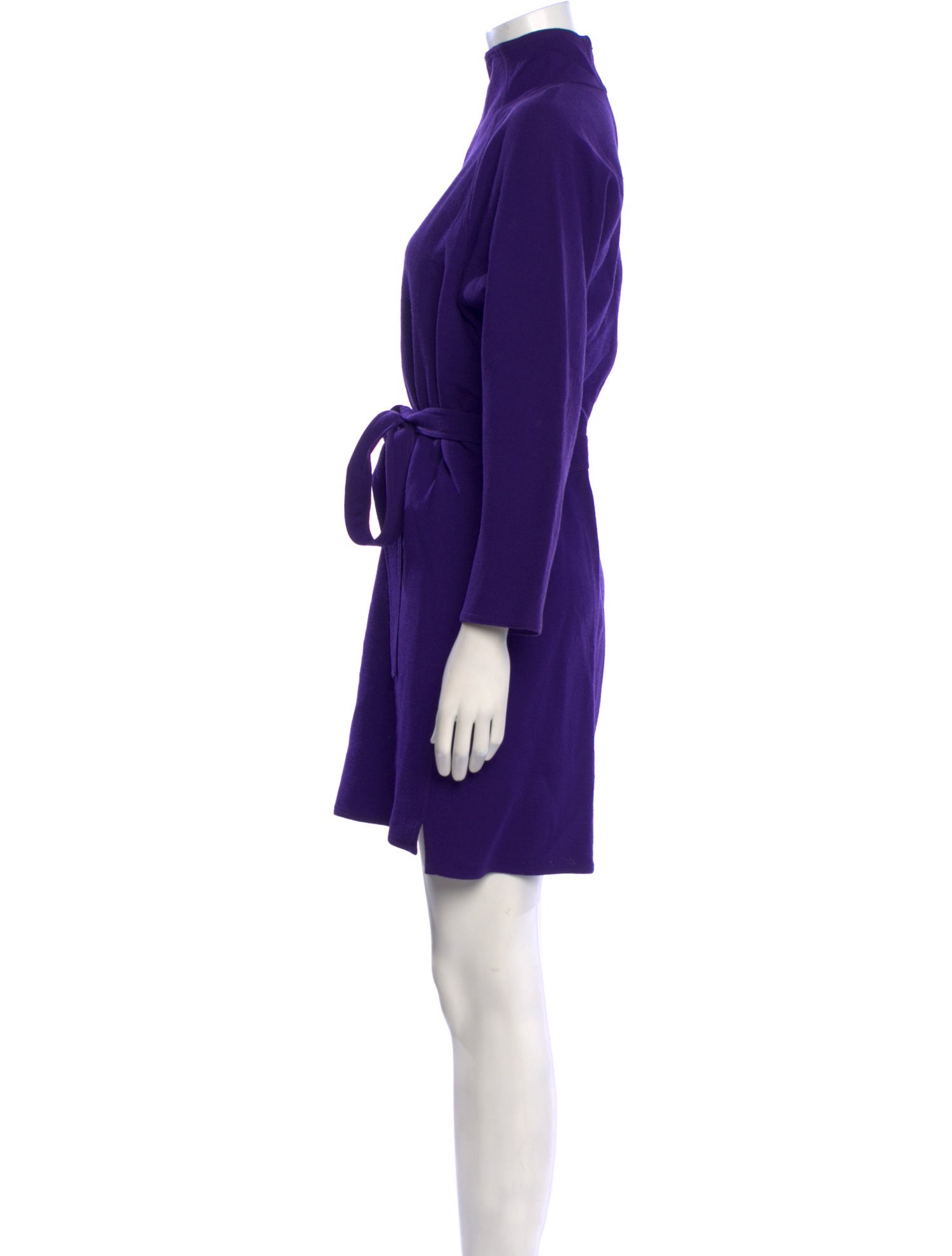 Geoffrey Beene Mock Neck Mini Dress