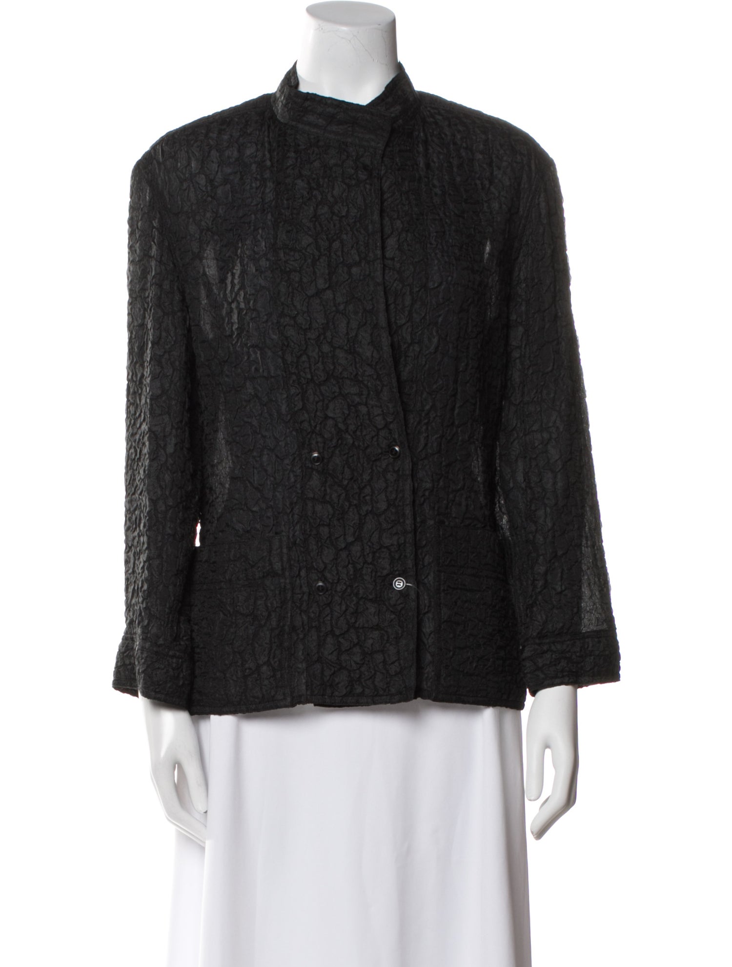 Geoffrey Beene Tweed Pattern Evening Jacket