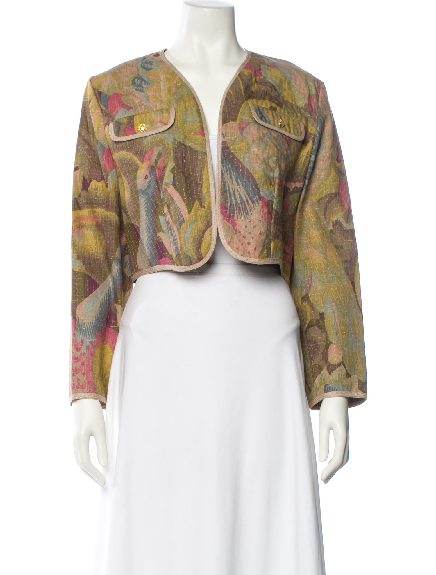 Geoffrey Beene Vintage Late 1980's - Early 1990's Evening Jacket