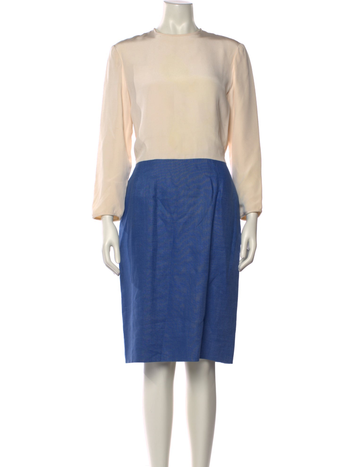 Geoffrey Beene Crew Neck Midi Length Dress