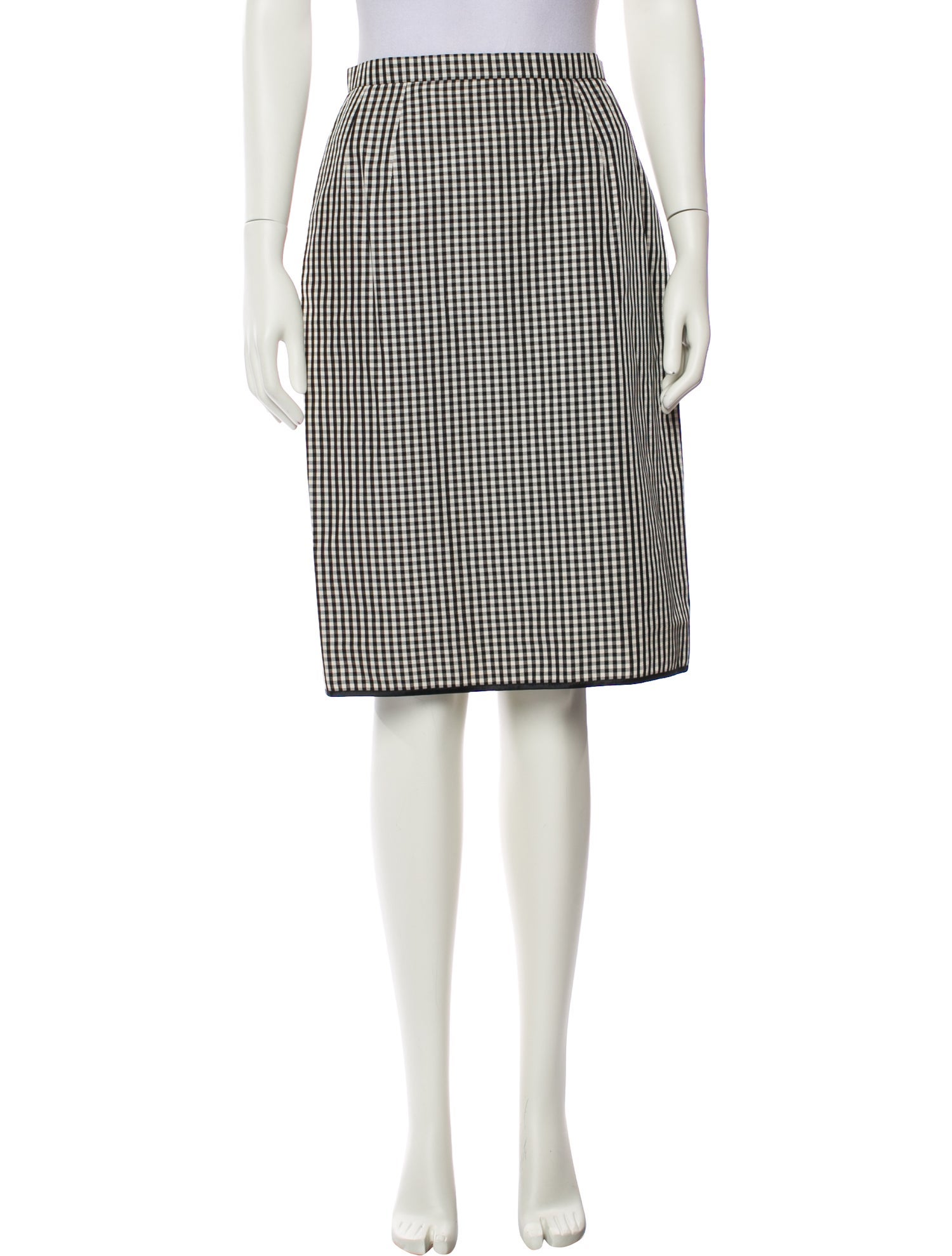 Geoffrey Beene Plaid Print Knee-Length Skirt