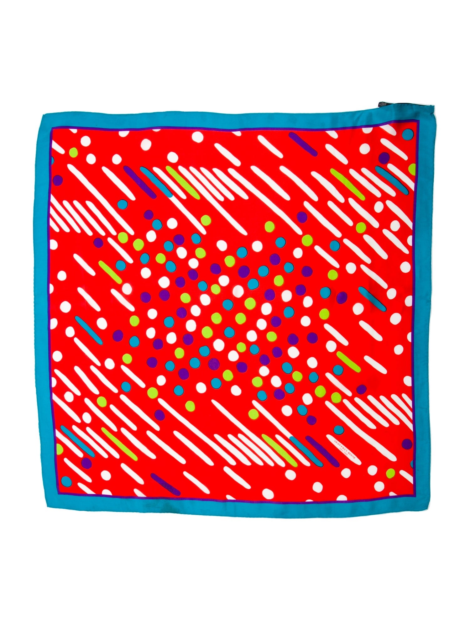 Geoffrey Beene Silk Printed Scarf