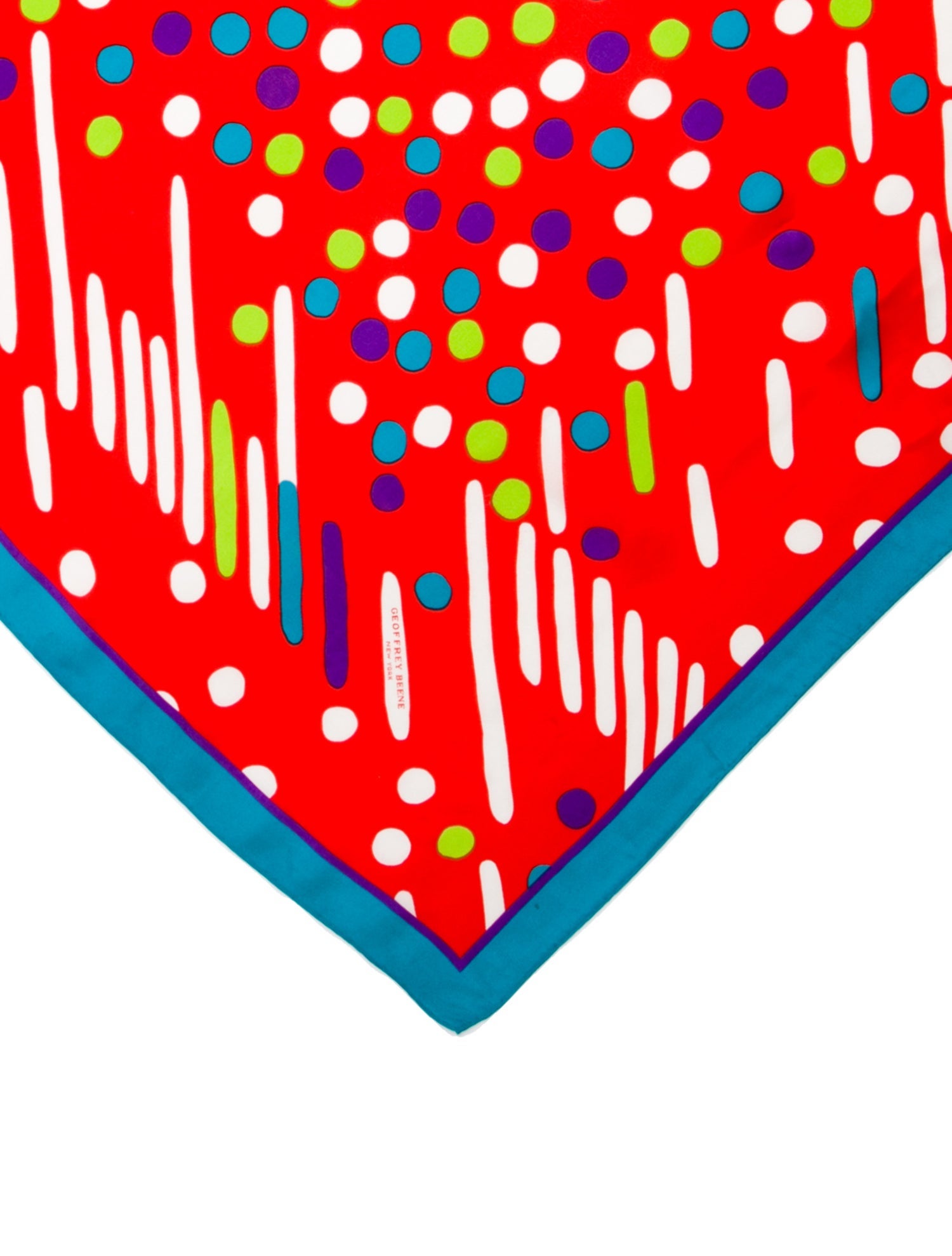 Geoffrey Beene Silk Printed Scarf