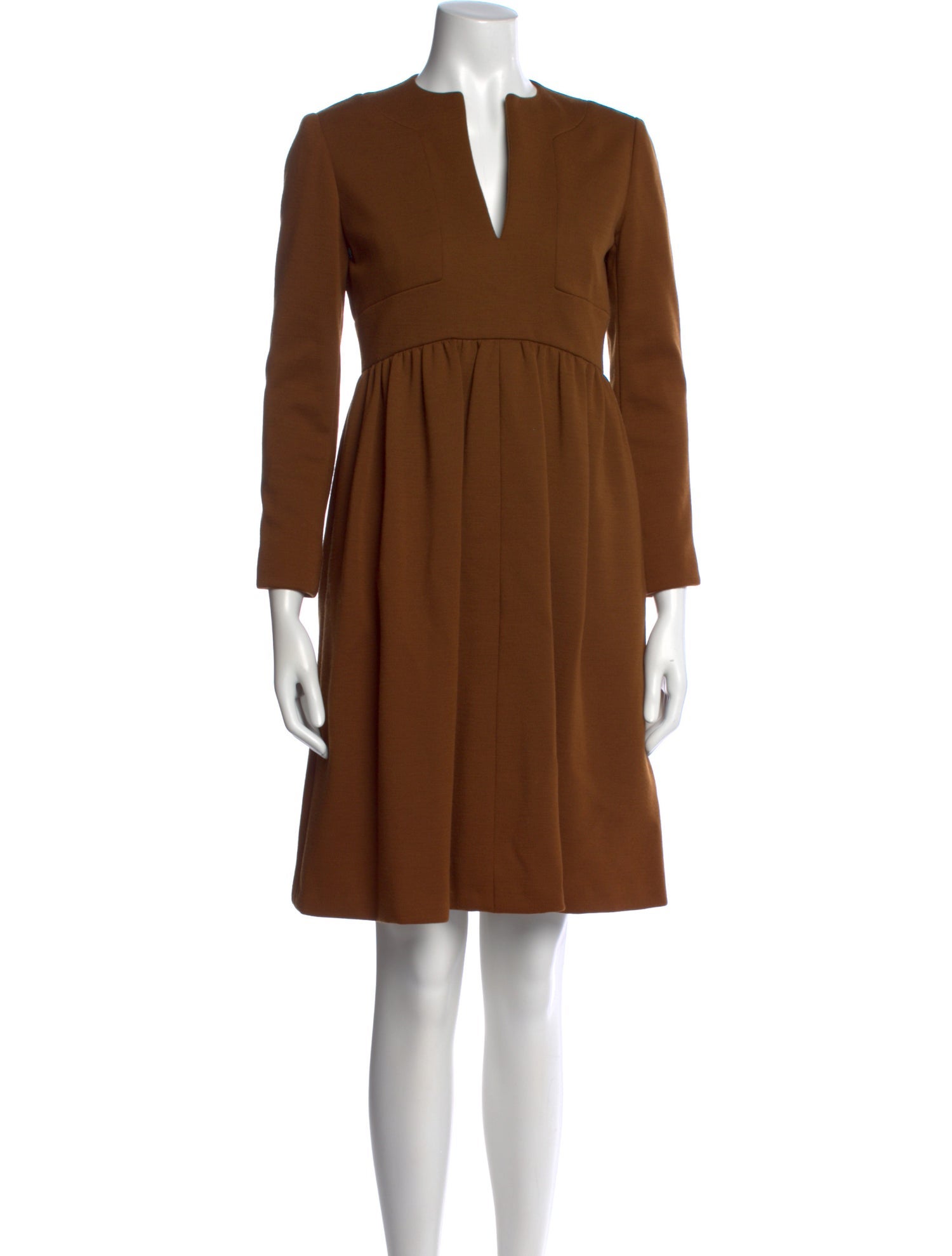 Geoffrey Beene V-Neck Knee-Length Dress