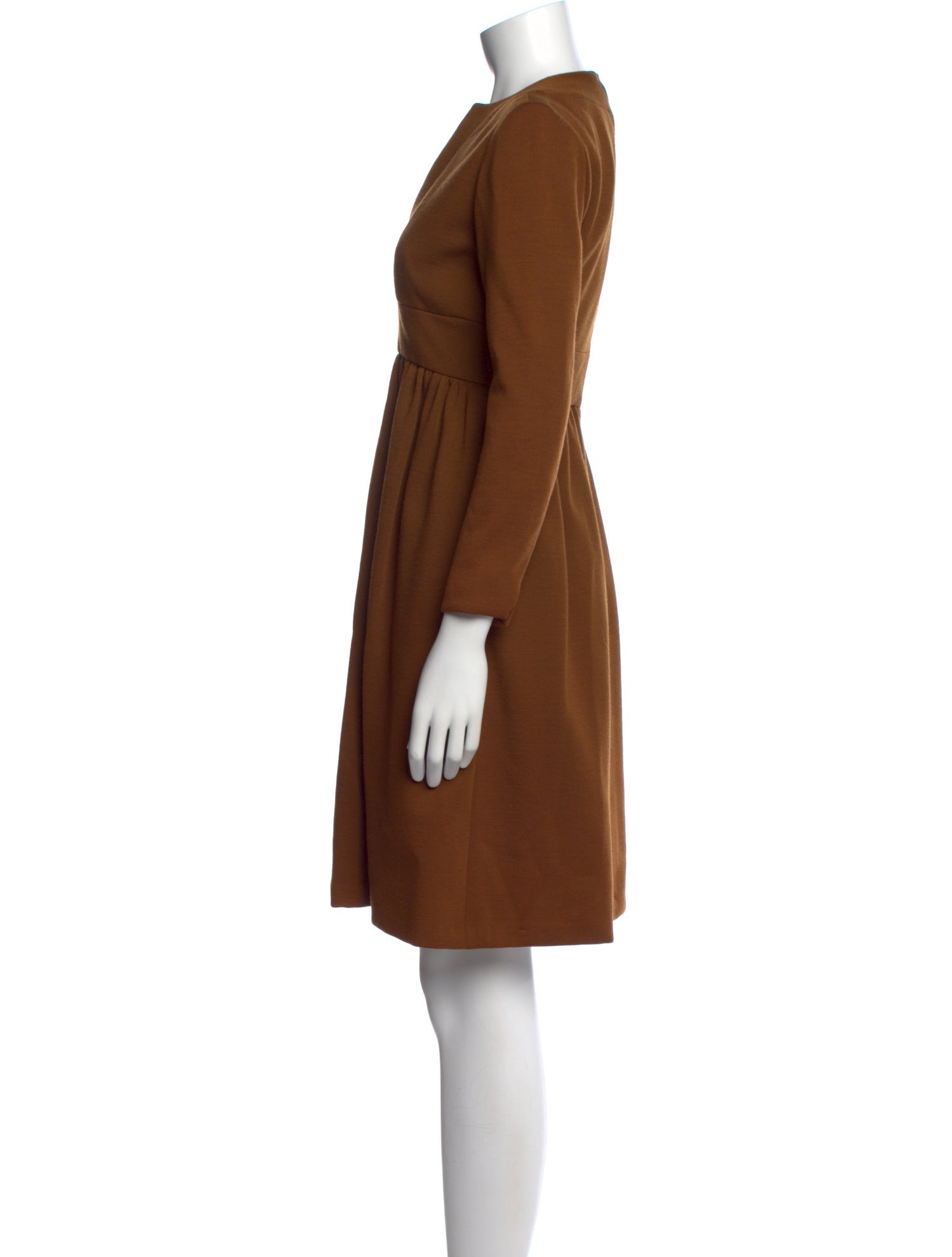 Geoffrey Beene V-Neck Knee-Length Dress