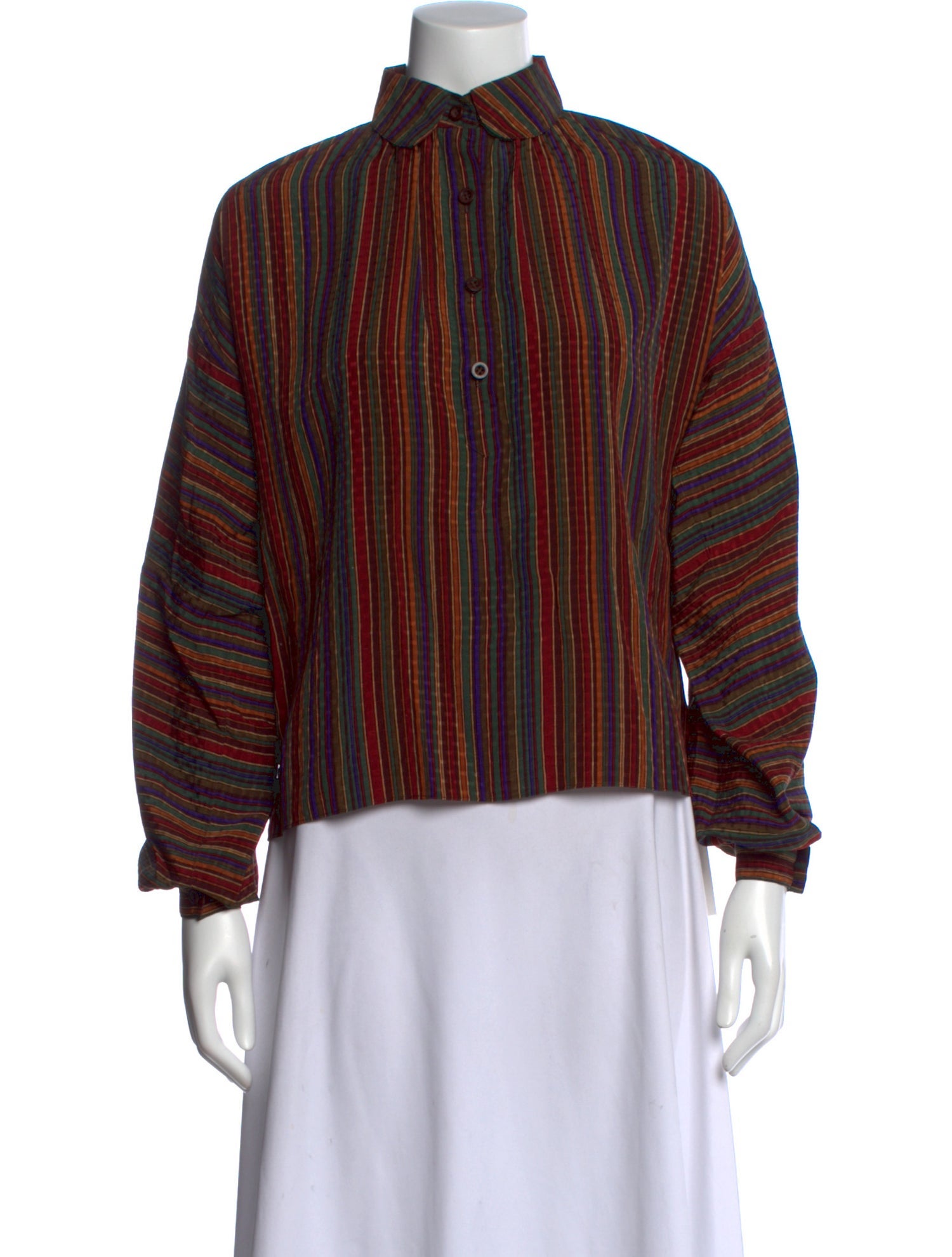 Geoffrey Beene Vintage Striped Blouse