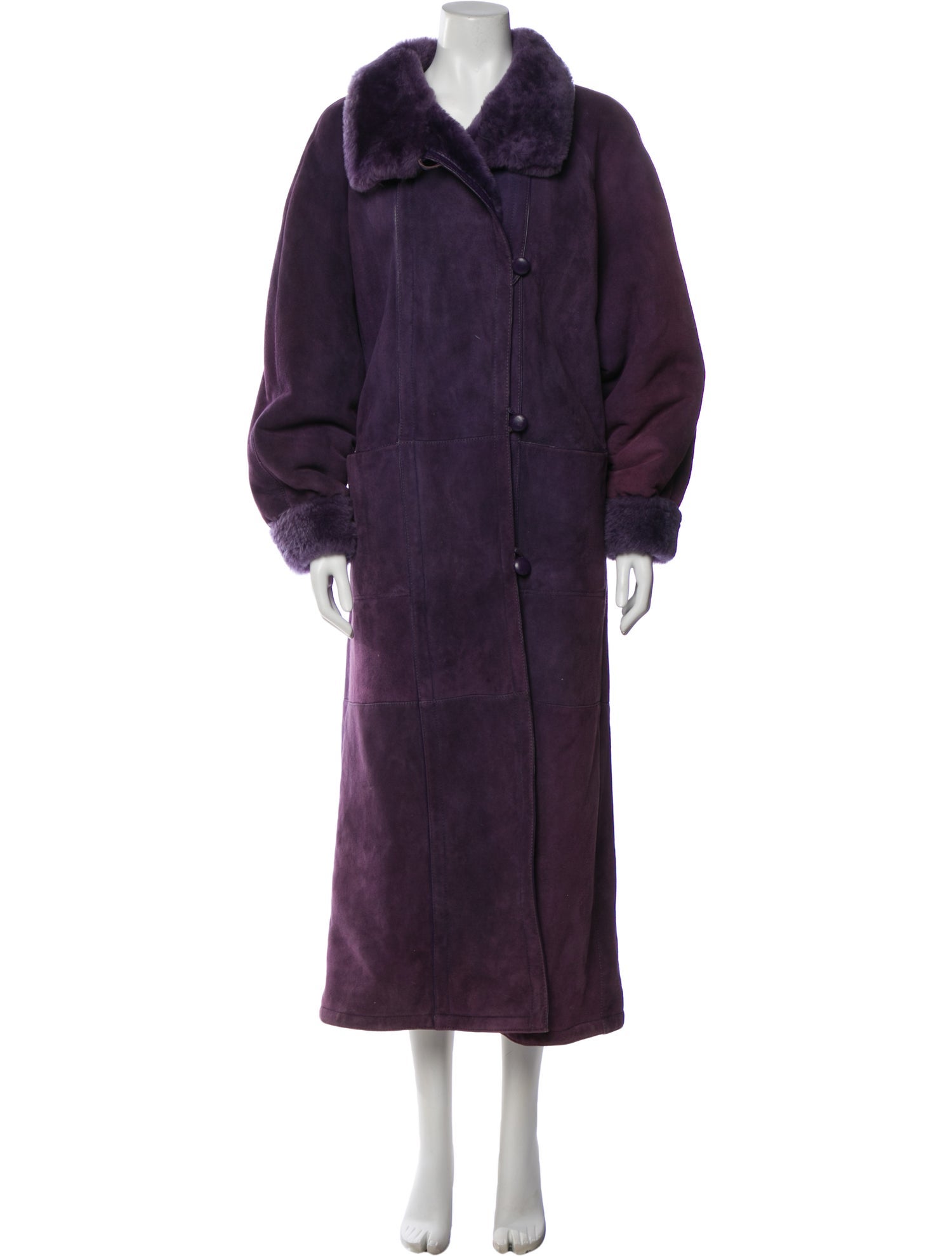 Geoffrey Beene Vintage Late 1980's - Early 1990's Fur Coat