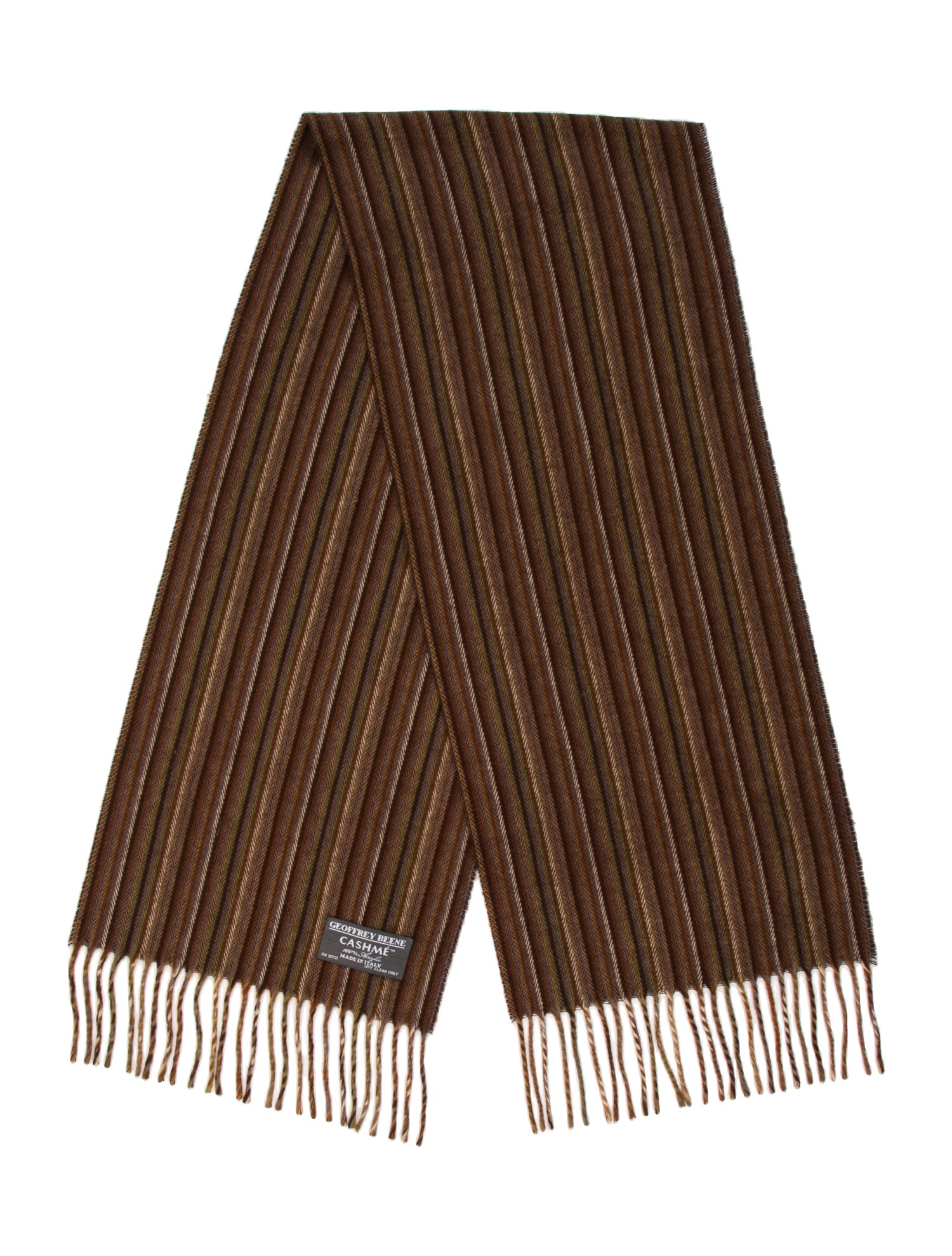 Geoffrey Beene Striped Scarf