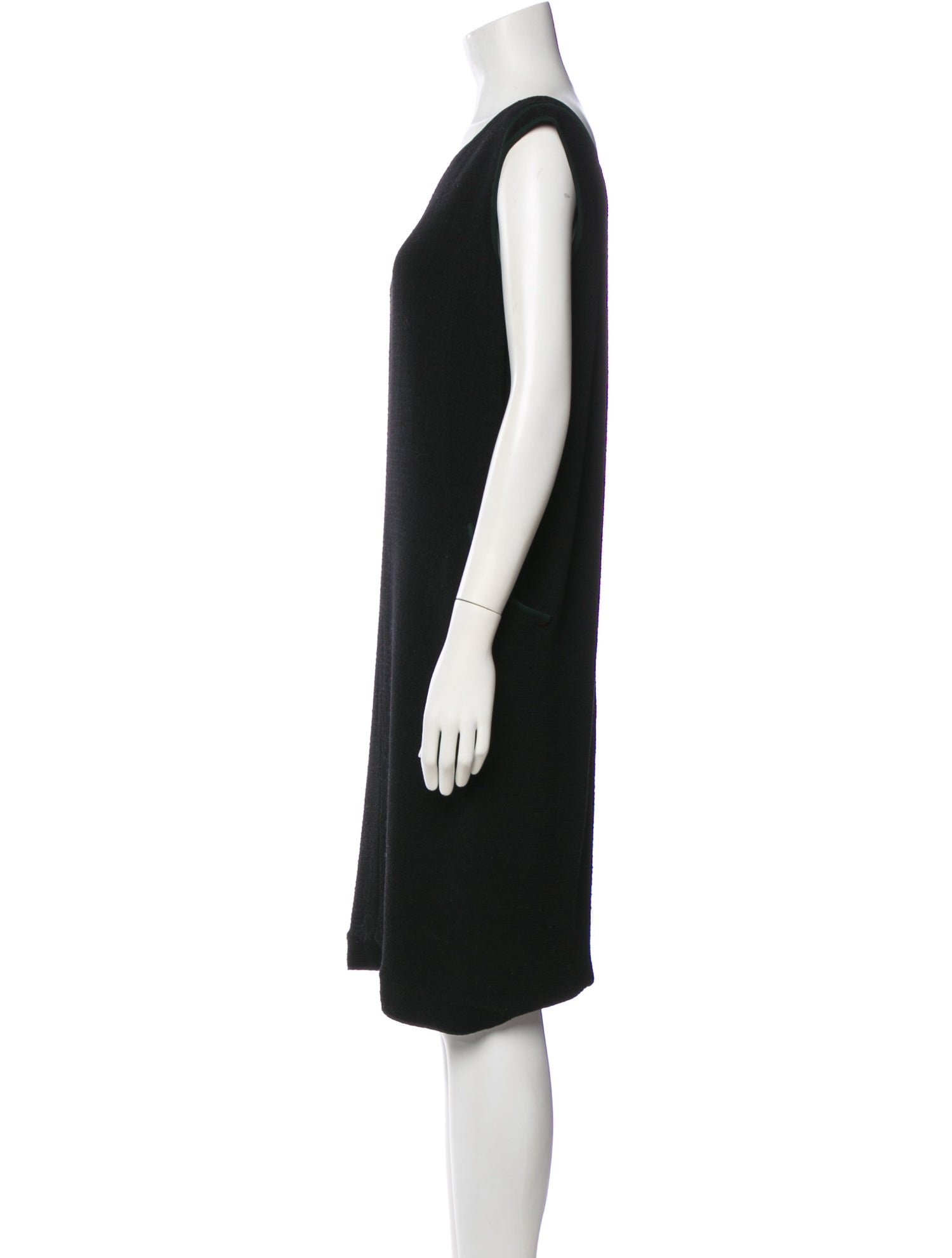 Geoffrey Beene Bateau Neckline Knee-Length Dress