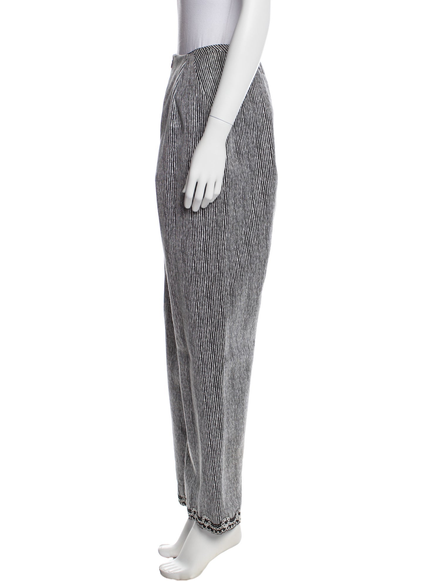 Geoffrey Beene Striped Straight Leg Pants