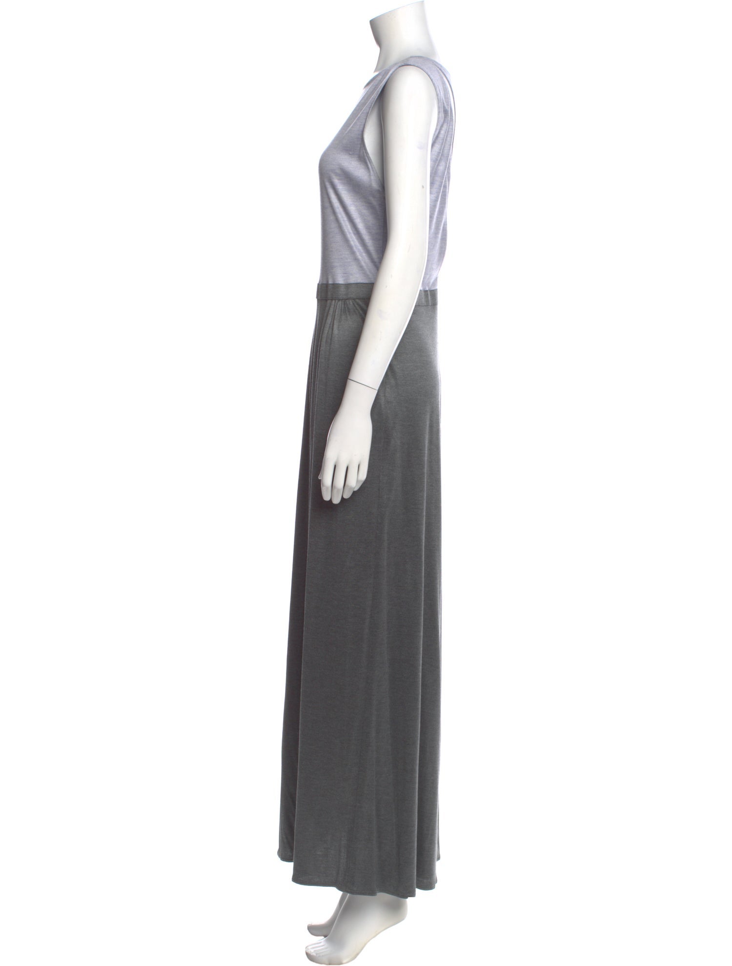 Geoffrey Beene Crew Neck Long Dress